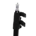 Close-up of the robust build and anti-slip feet of the professional DSLR camera tripod.