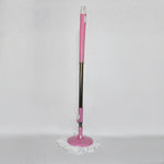 Mop handle featuring a convenient twist-lock system for easy wringing.