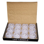 Flameless decorative LED candles shaped like hearts, ideal for safe home decoration