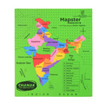 Educational India Map Learning Puzzle with states and capital matching labels
