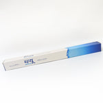 A long, rectangular white and blue box of BLUE OCEAN premium incense sticks on a white background.