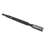 Cleaning brush with a convenient hanging hole for easy storage.