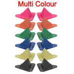 An array of Pyramid Mobile Stands, emphasizing their sleek, minimalist design.