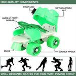 Back view of the Play & Move kids roller skates, showing heel support.