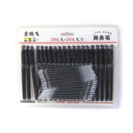 Multipack of refillable black ballpoint pens designed for bulk and daily writing tasks
