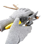 Protective hand safety gloves featuring advanced anti-cut technology for safe handling.