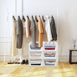 Organivo 3-layer utility cart demonstrating its stackable and portable design.