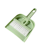 Handheld Mini Dustpan with Brush Set showing its easy-to-store design.