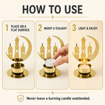 Tealight candle holder decor use