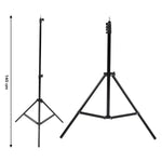 Full view of the professional DSLR camera tripod, emphasizing its stable structure and extendable legs.