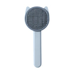 Efficient pet shedding comb tool with ergonomic handle