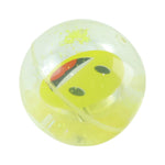 Transparent water ball with smiley emoji for kids sensory exploration