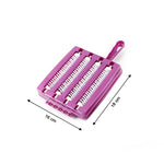Versatile carpet brush suitable for both wet and dry cleaning tasks with a dust bin.