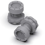 The non-slip base of the adjustable washing machine pad, designed for enhanced stability.