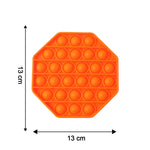 Finger pressing bubble on Pop It Fidget Toy