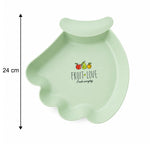 Colorful plastic tray for kids food serving
