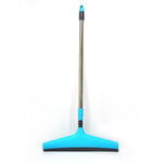 The flexible rubber lip of the adjustable floor wiper for streak-free cleaning.