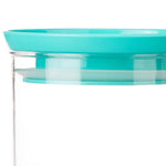 Side view of the Organivo Mukhwas Dani Set, displaying the sleek design of the tray and jars.