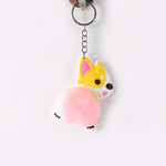 Kawaii Critter keychain with cute animal design and metal chain