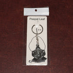 Lord Ganesha keychain packaged in Peepal leaf blister pack