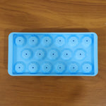 Square ice cubes in flexible tray for freezer use home & kitchen