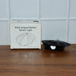 LED sensor light in elegant shell design for bedroom use