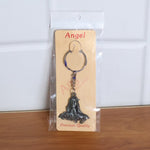Detailed view of Shiva Face on durable metal keychain