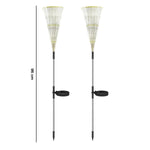 Colorful outdoor LED sparkler garden lights for lawn and pathway