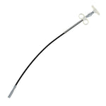 User holding the handle of the Drain Cleaner Tool, showing its ergonomic design.