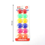 Decorative small round fridge magnets for office and kitchen