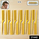 Salon use tail comb set for hair sectioning and styling