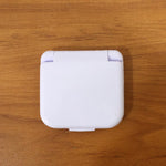 Comparison image highlighting compact size of portable sewing kit