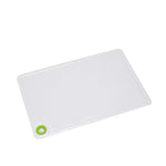 Colorful and practical plastic chopping board, perfect for daily kitchen tasks.