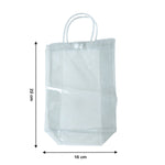 Multipurpose PVC storage bag suitable for organizing essentials on the go
