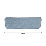 Flat mop microfiber cleaning cloth easy to attach and remove