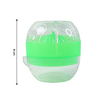 Transparent cover of manual citrus juicer preventing splashes