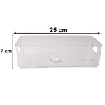 Size guide for transparent storage box