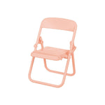 Versatile chair mobile stand designed to support various smartphone models.