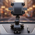 Adjustable dashboard mobile holder front view