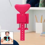 Prominent display of the adjustable kids posture corrector in white and blue.