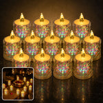 LED Tealight Candles 12 Pack – Flameless Diwali Decor | Styleva