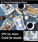 Detailed view of the durable and leakproof 150ml food storage pouch.
