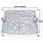 Sun shade cover size 240x145cm