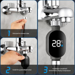 LED temperature display feature