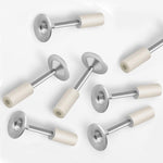 MiniLock round nails, ideal for secure concrete wall fastening and durable results.