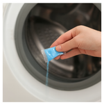 Illustration of the washing machine cleaner's deep action.