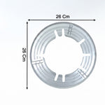 Kitchen burner support ring for woks and pressure cookers