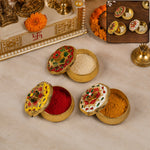 Mix design decorative kankavati for pooja use