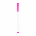Close-up of fine tip of assorted colour marker pen for precision work.