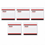 White background image showing the size and dimensions of ID card holders